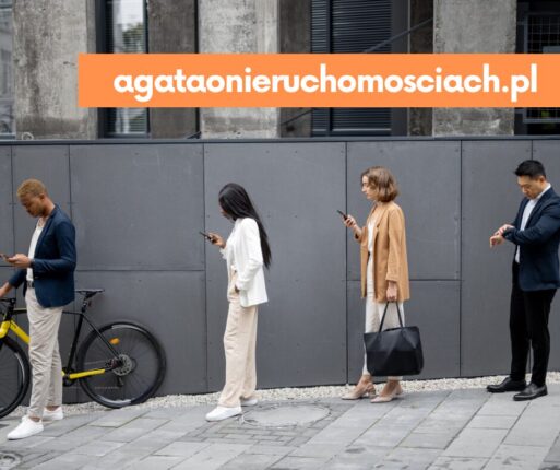 Kolejka po pieniądze agenta nieruchomości